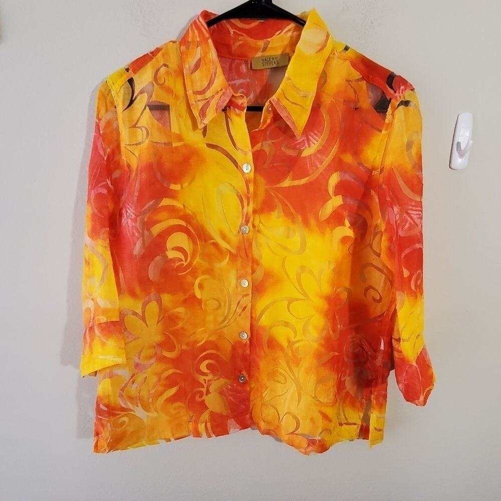 VALERIE STEVEN'S jacket and tank size medium